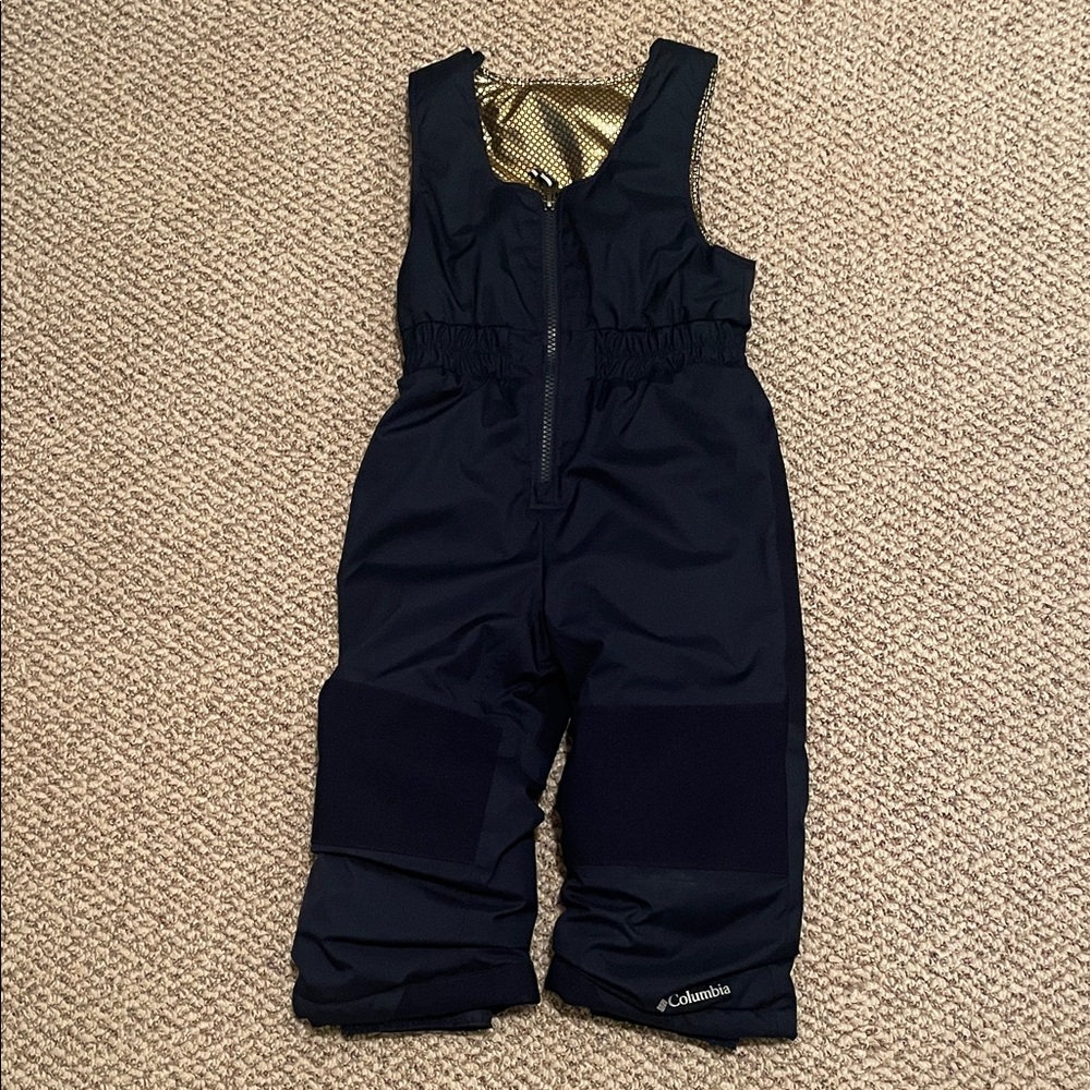Columbia Kids Black Snow Overalls